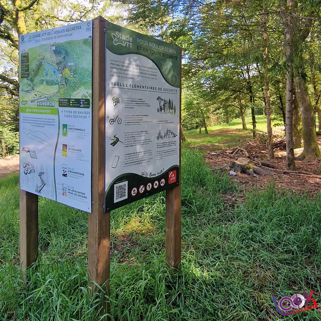 Panneaux signaletique a Gerardmer et Remiremont, impression à plat